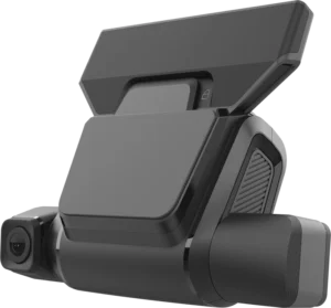 Fleetlog Fleet Dual Cam with road-facing and cabin-facing cameras